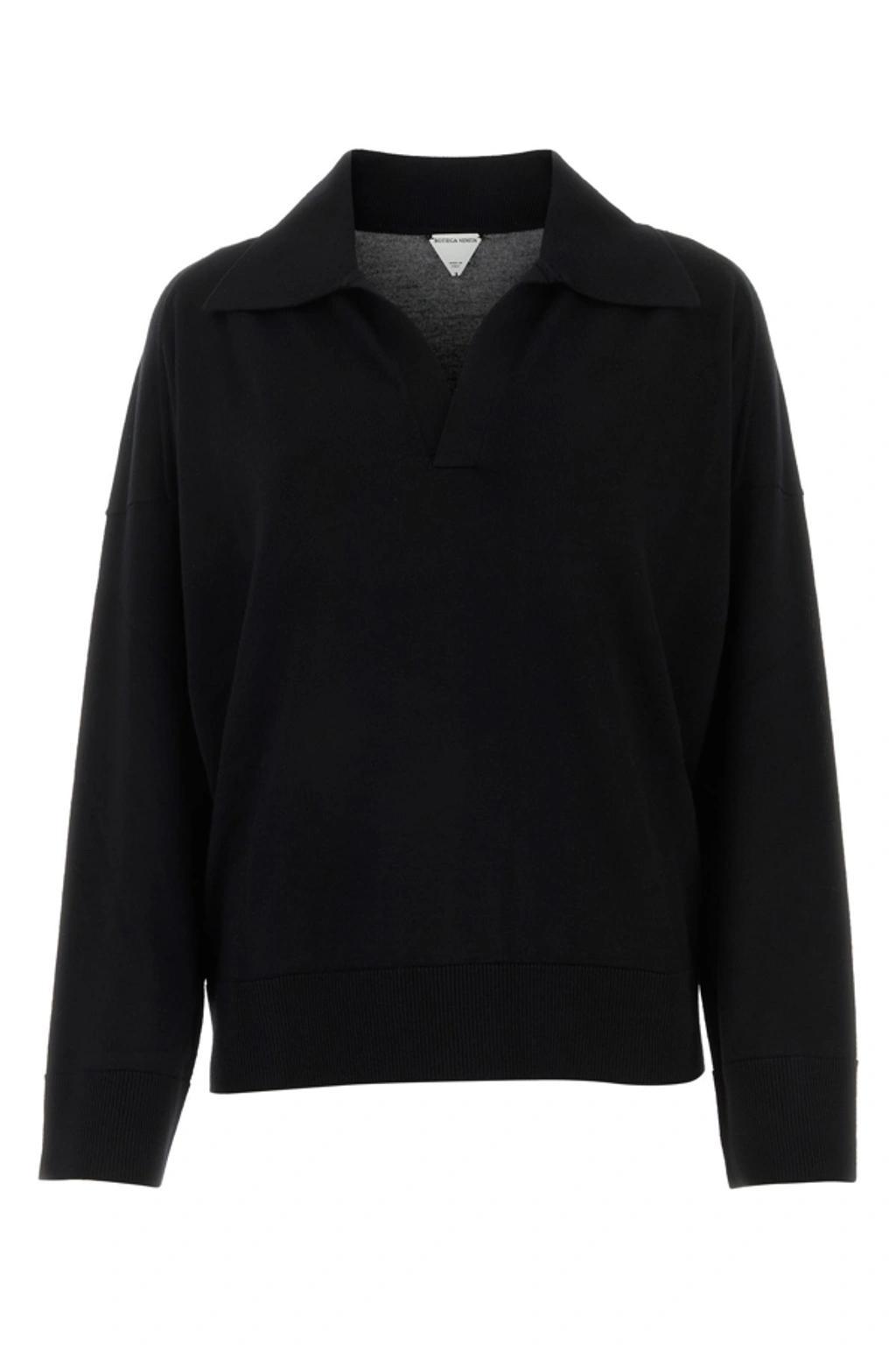 BOTTEGA VENETA Classic Wool Sweater In Black Product Image