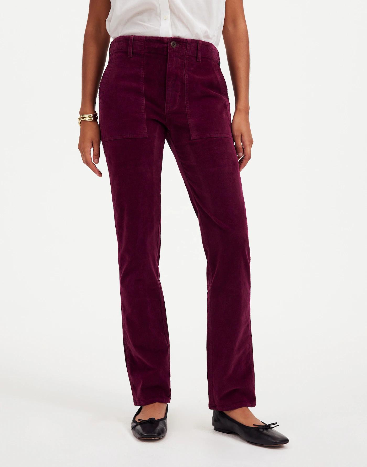 The Slim Straight Utility Pant in Garment Dye Corduroy Product Image