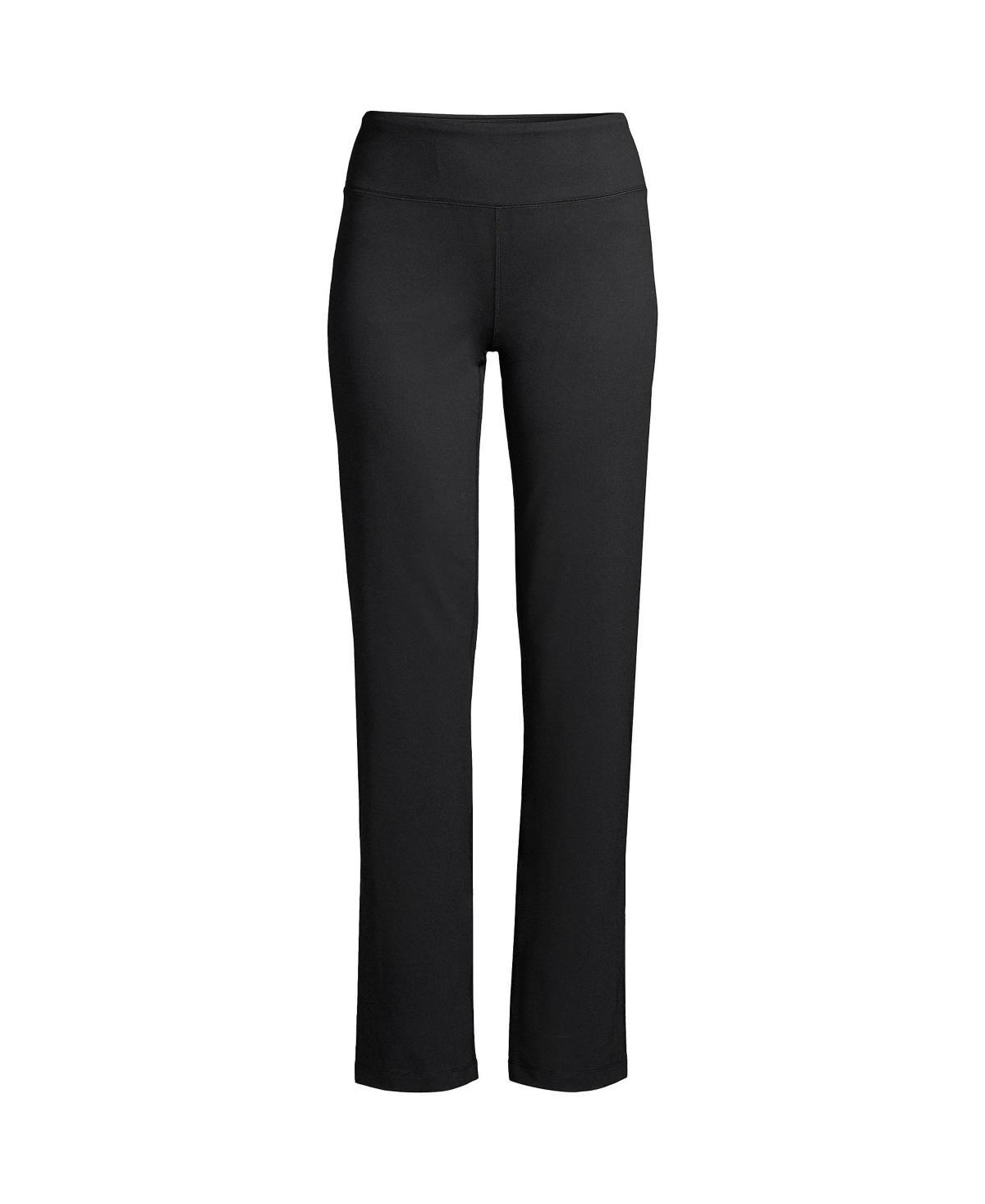 Womens Lands End Active UPF 50 Yoga Pants Green Moss Product Image