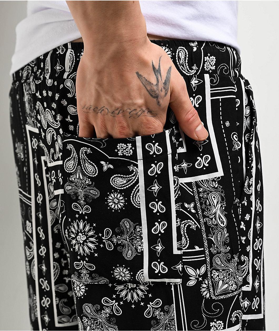 $AD BOYZ by Junior H X Lost Hills Nails Black Mesh Shorts Product Image