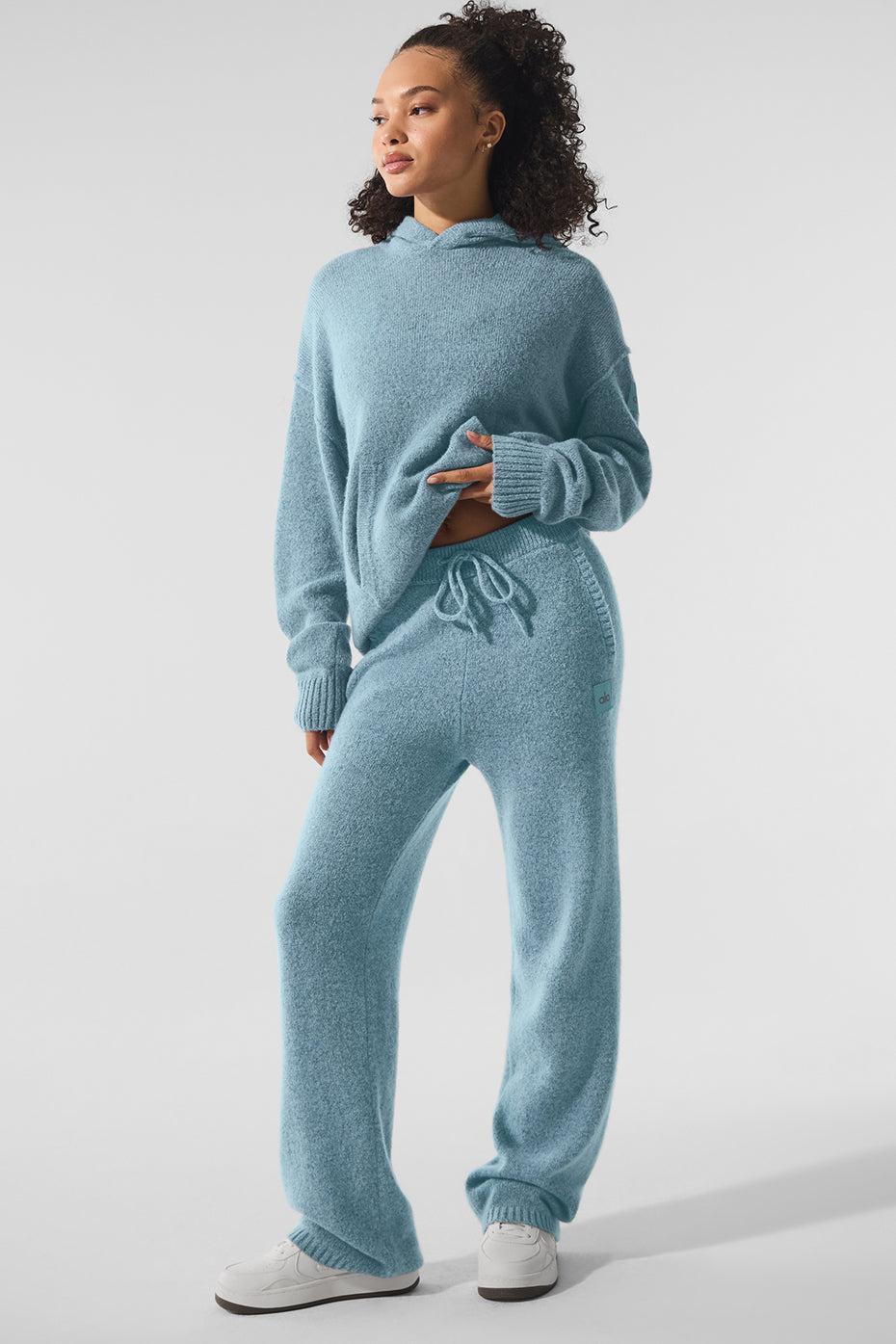 New Class Cashmere Sweatpant - Celestial Blue Granite Heather Product Image