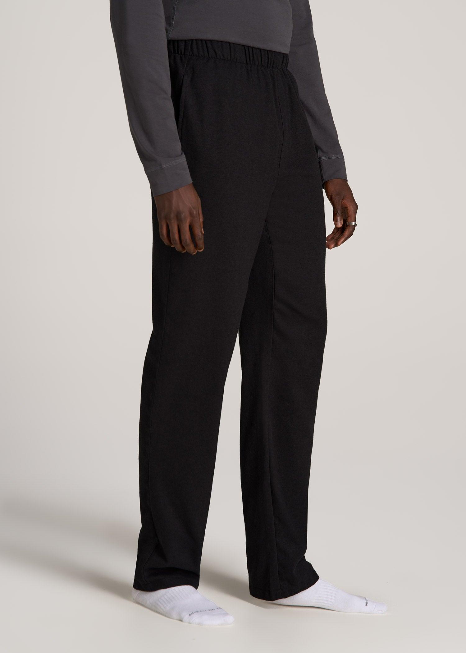 Pajama Pants for Tall Men in Charcoal Mix Product Image