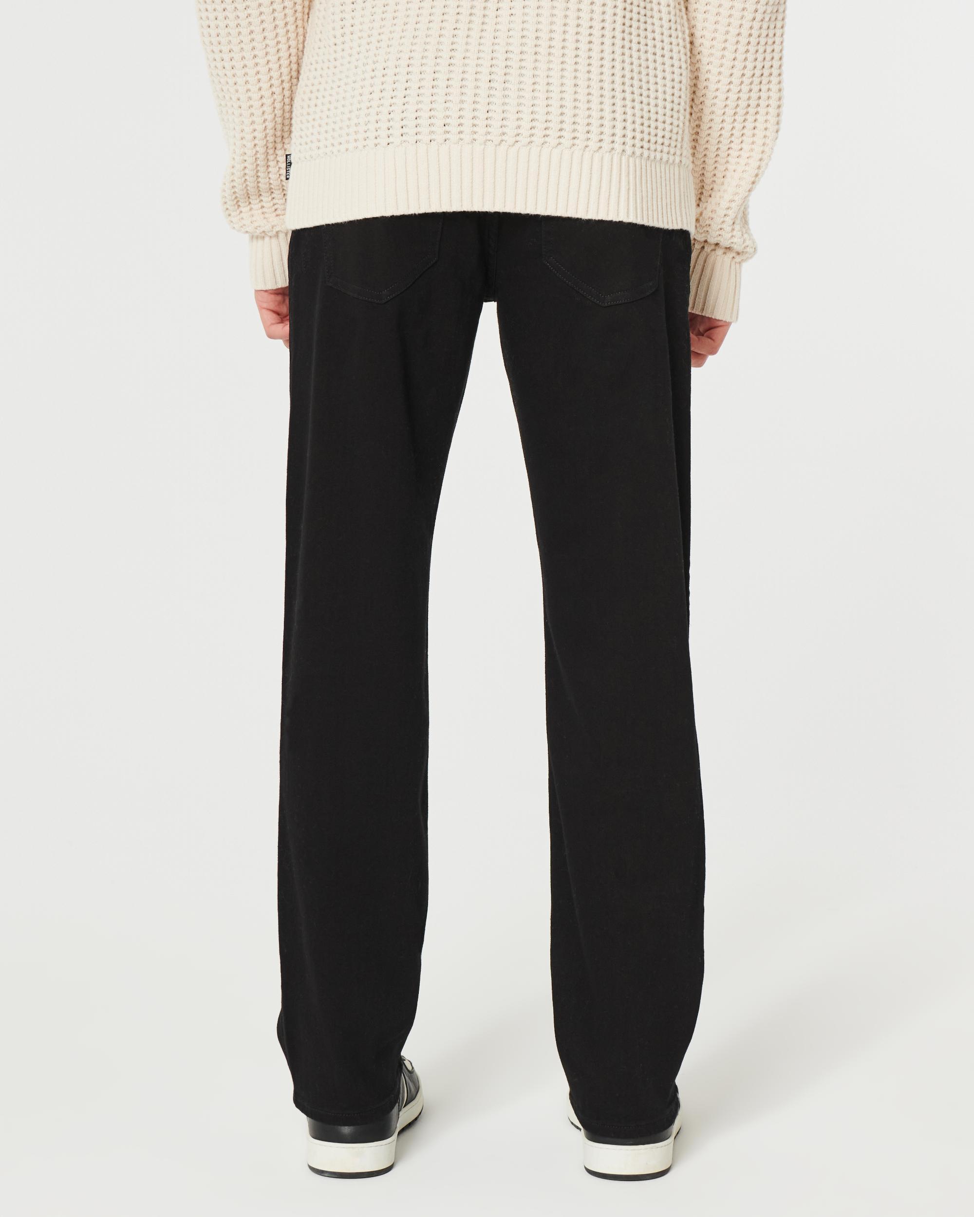 Black No Fade Straight Jeans Product Image