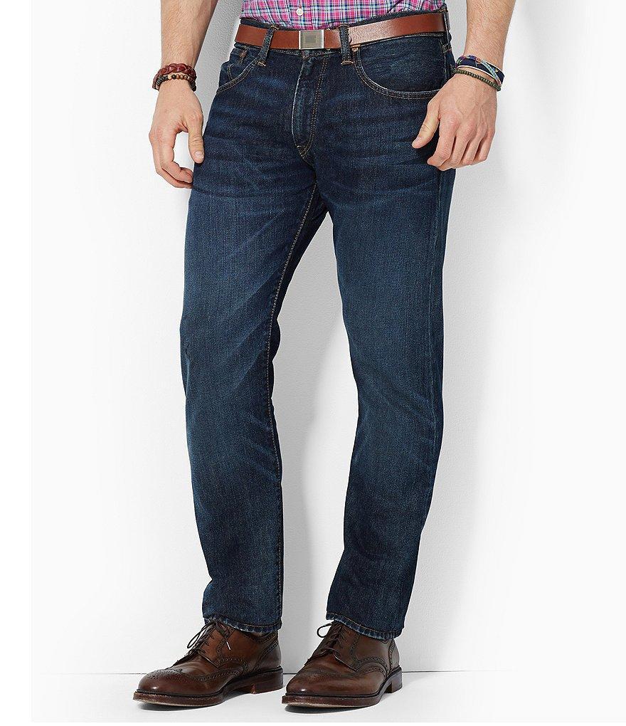 Polo Ralph Lauren Hampton Relaxed Straight-Fit Lightweight Morris Wash Jeans Product Image