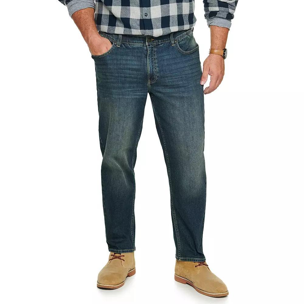 Big & Tall Sonoma Goods For Life® Straight-Leg Flexwear Jeans, Men's,  Product Image