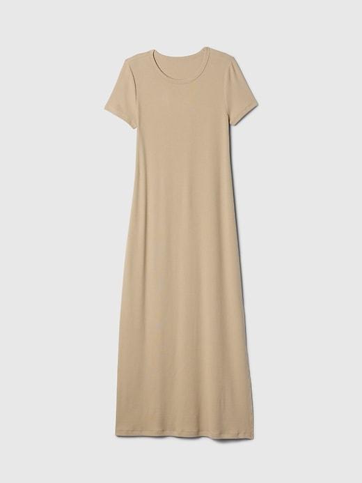 Modern Rib Maxi T-Shirt Dress Product Image