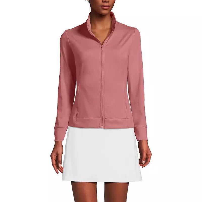 Women's Lands' End Long Sleeve High Impact Front Zip Jacket,  Product Image