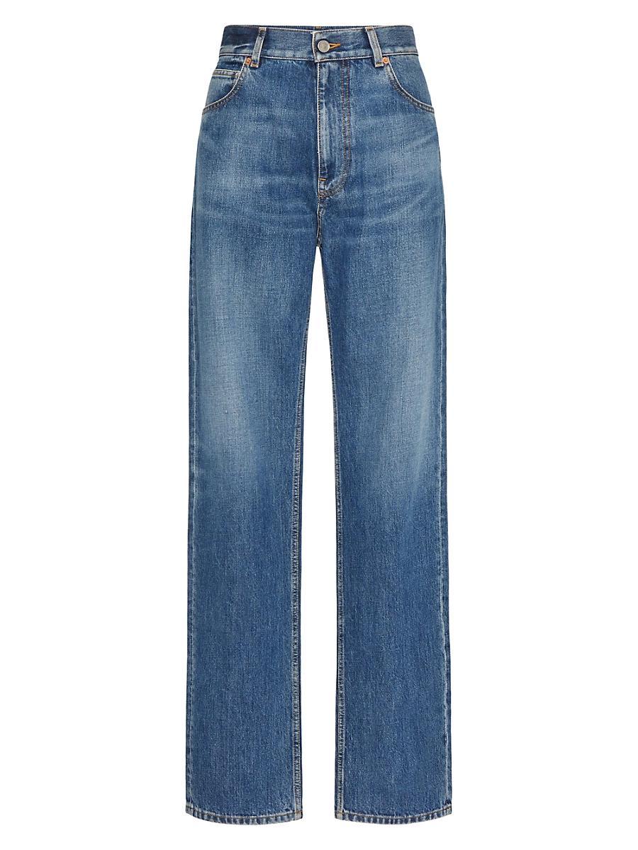 Womens Denim Pants Product Image