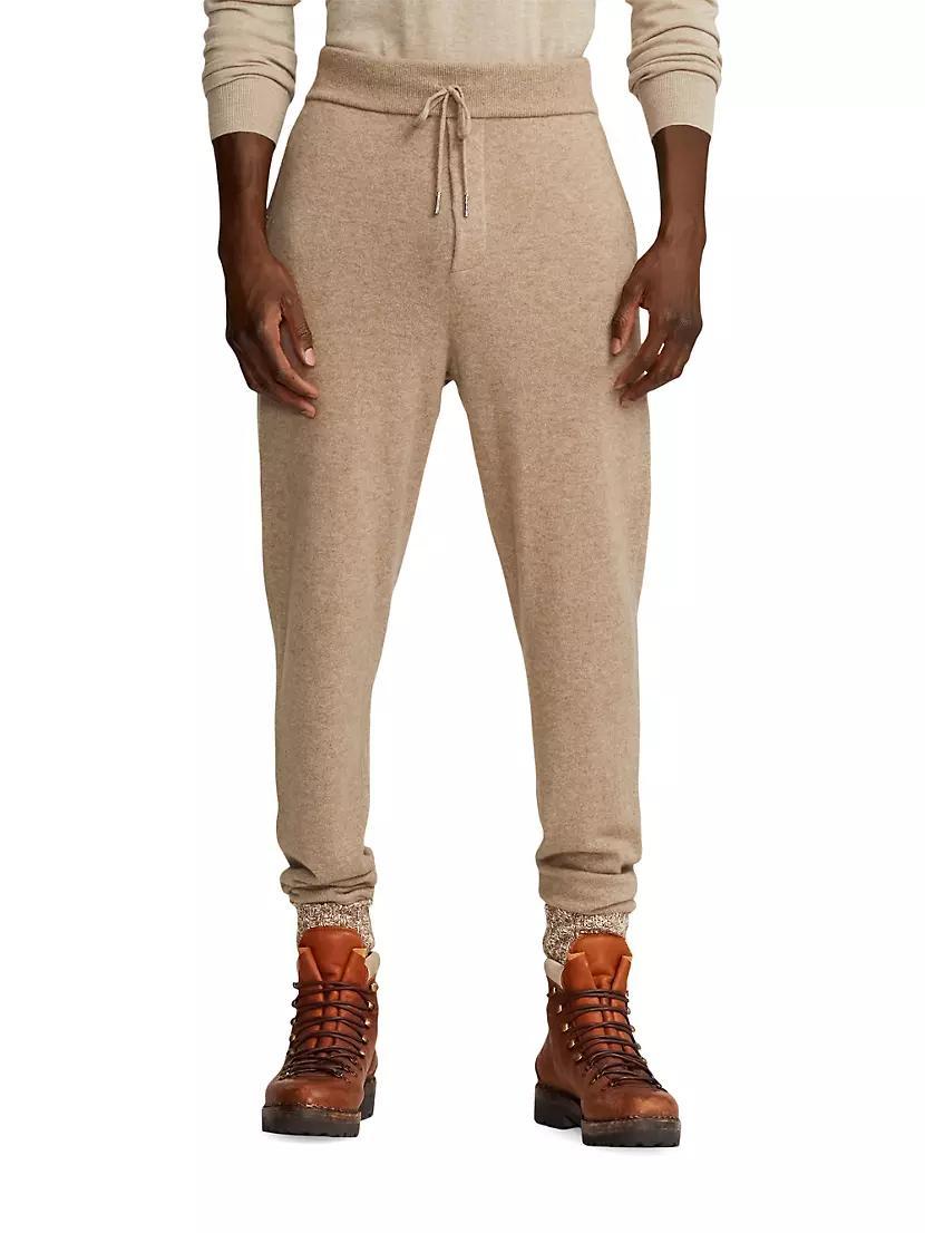 Wool & Cashmere-Blend Drawstring Joggers Product Image