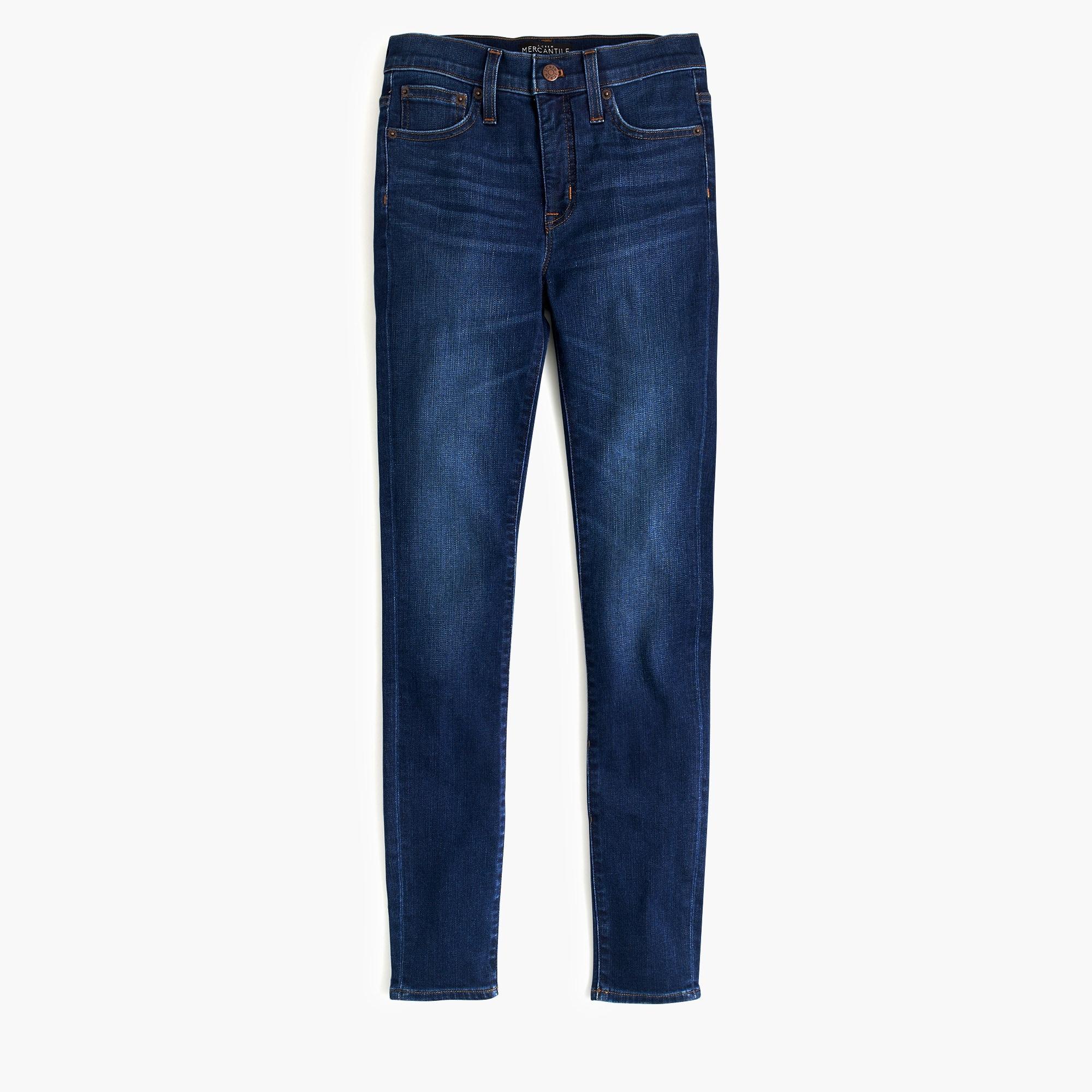 9" mid-rise skinny jean in signature stretch Product Image