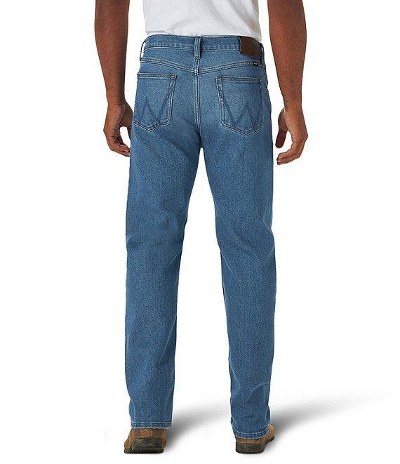 Wrangler® Regular Fit Straight Leg Stretch Denim Jeans Product Image