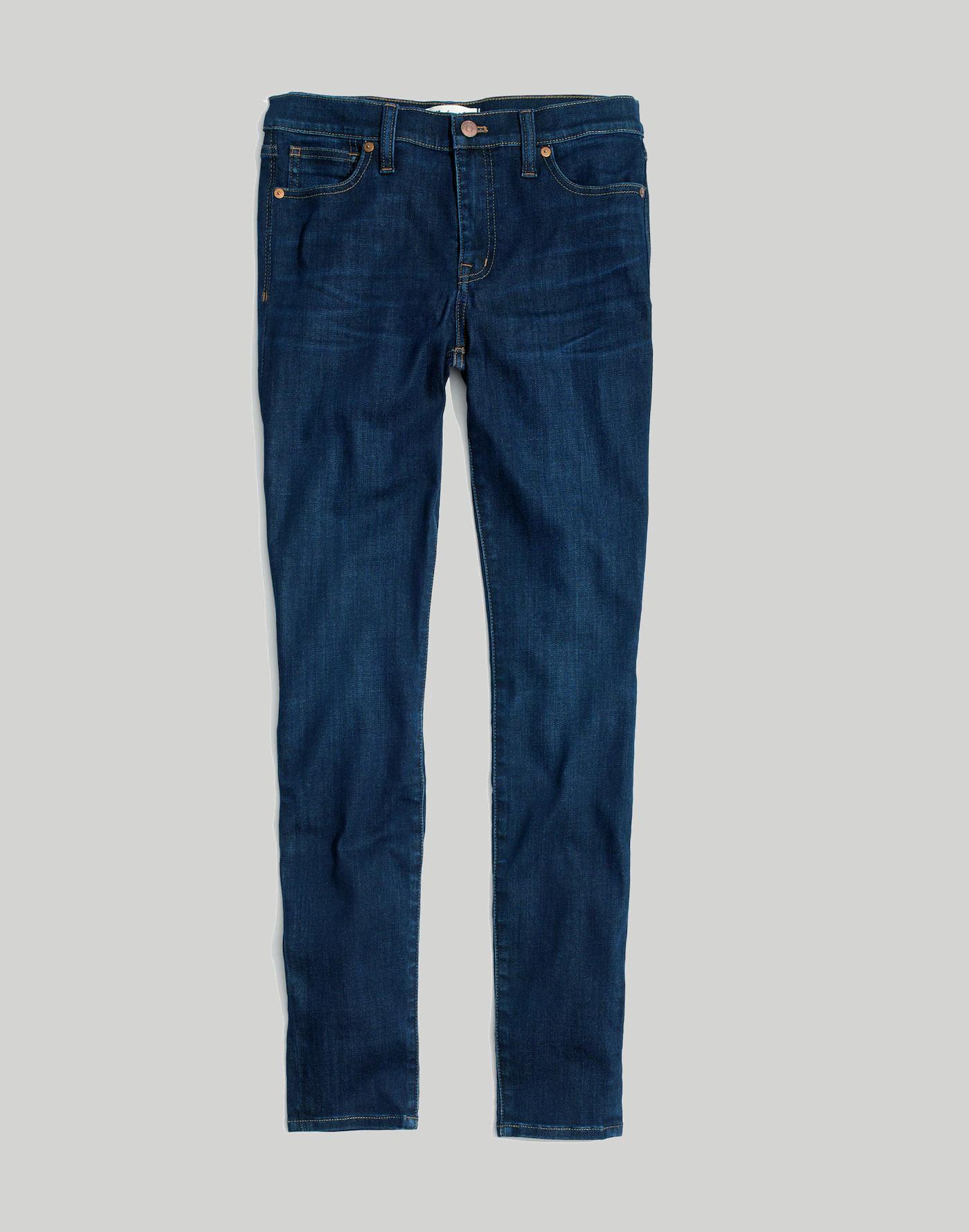 Taller 9" Mid-Rise Skinny Jeans in Larkspur Wash: TENCEL™ Denim Edition Product Image