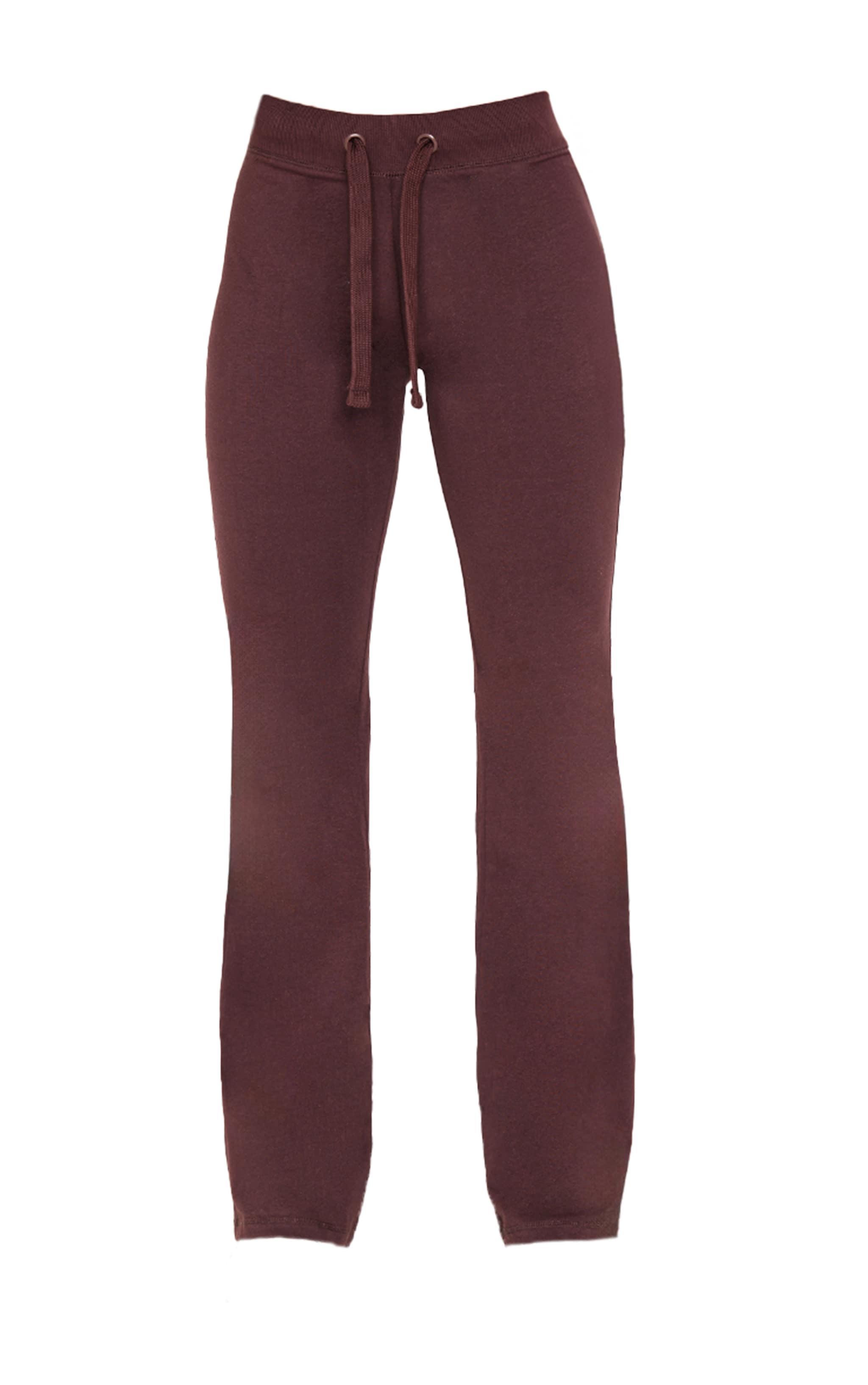 Chocolate Low Rise Skinny Flare Pants Product Image