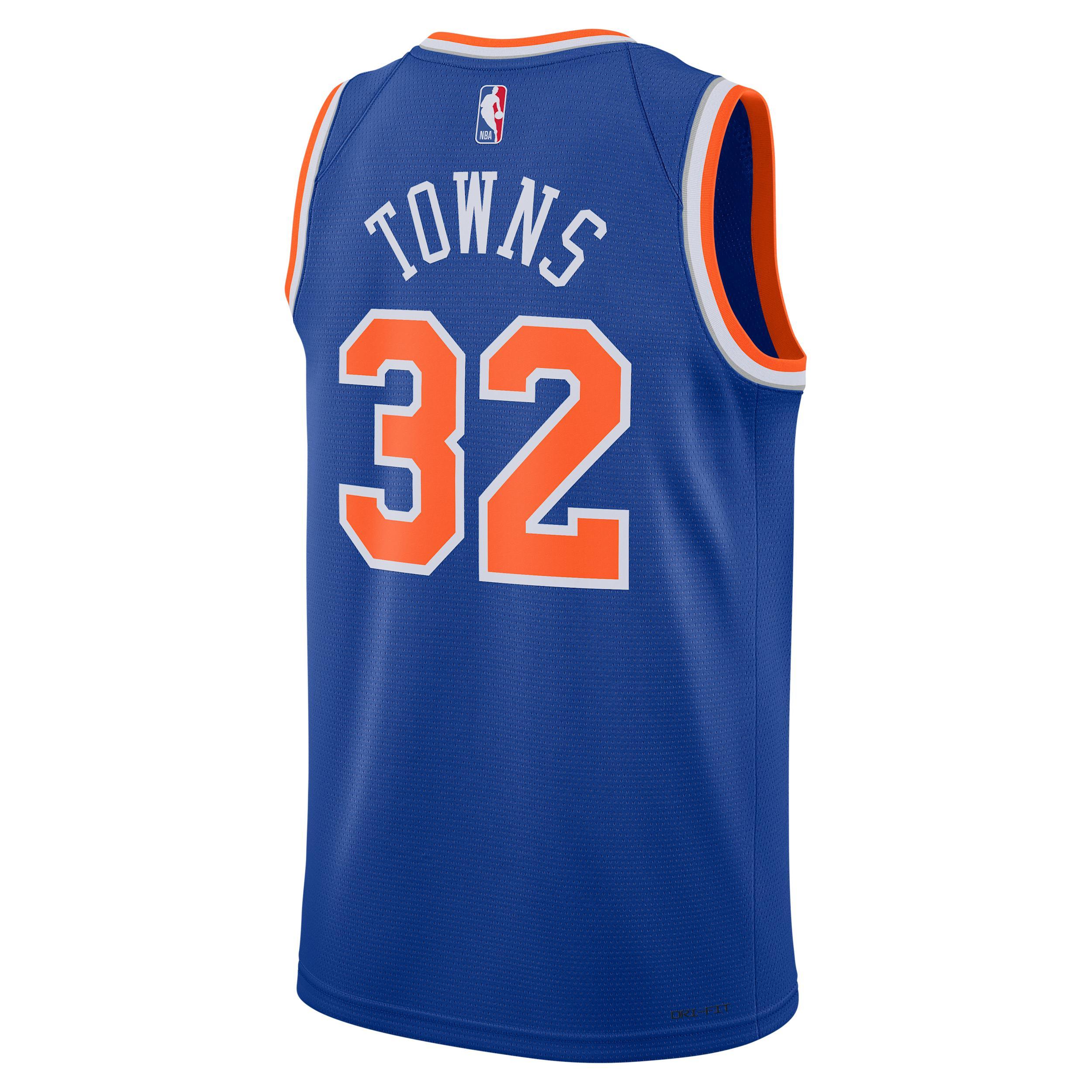 New York Knicks Icon Edition 2022/23 Nike Men's Dri-FIT NBA Swingman Jersey Product Image