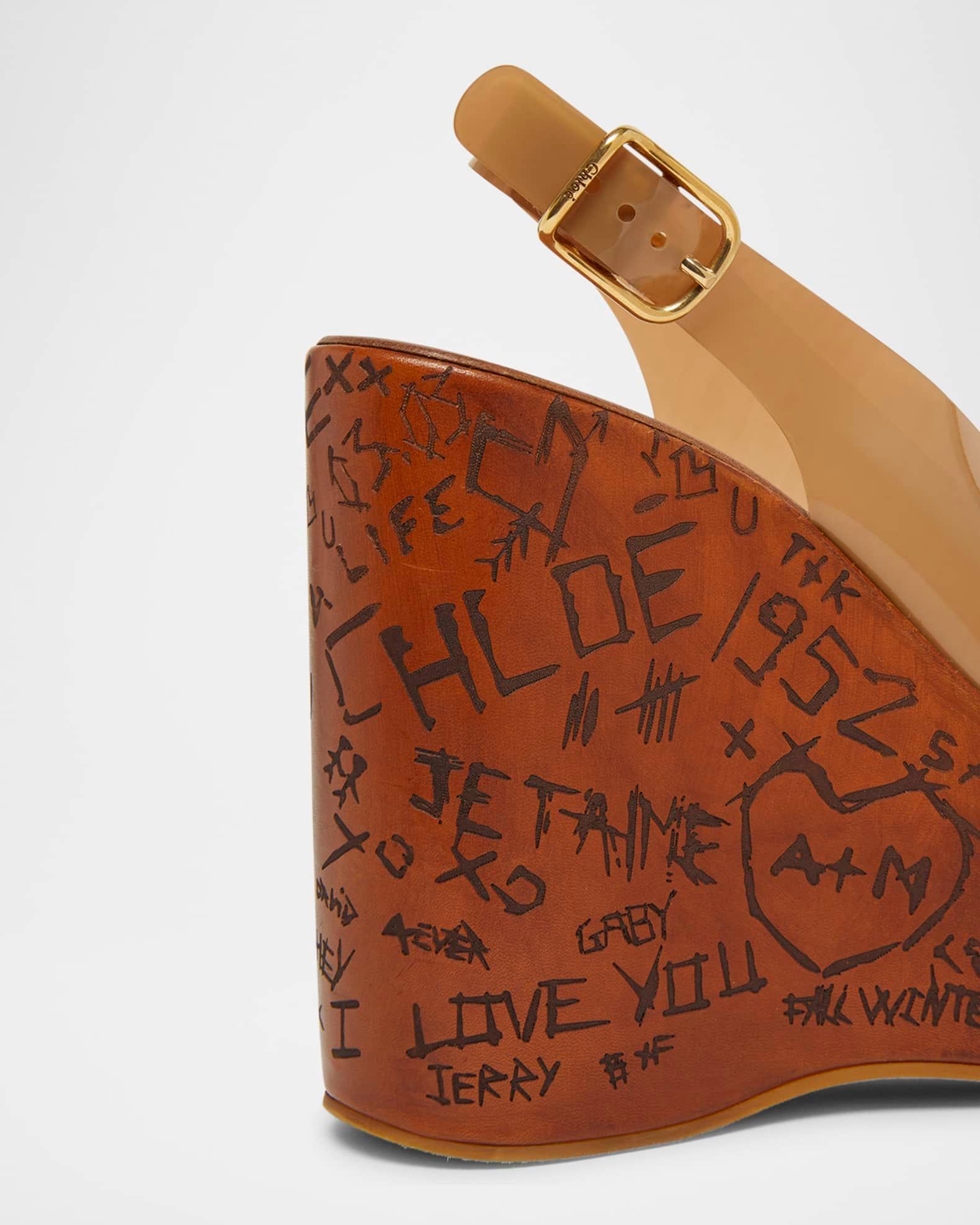 Maxime Jelly Slingback Platform Sandals Product Image