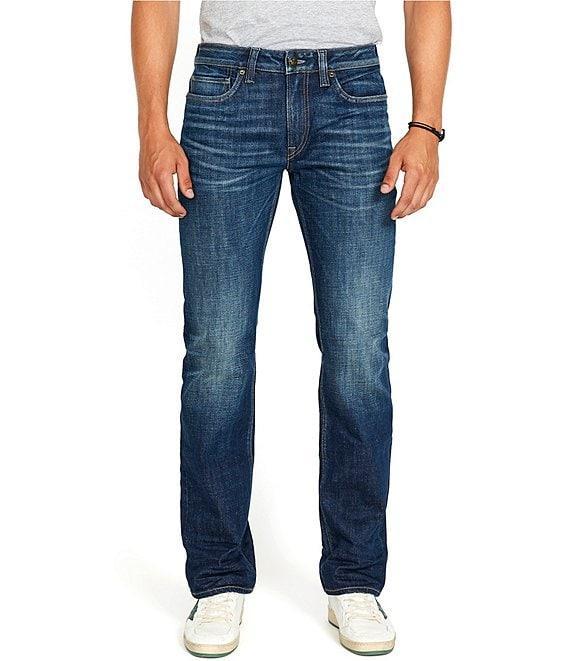 Buffalo David Bitton Relaxed Fit Straight Leg Driven Jeans Product Image