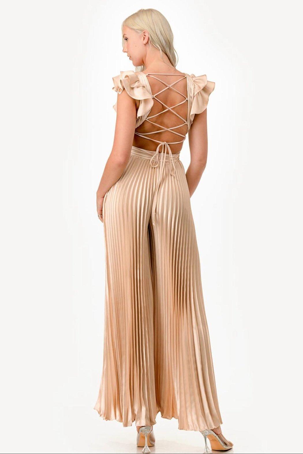 Pleated Jumpsuit Product Image