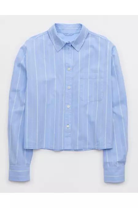 Aerie Off-Duty Poplin Pajama Shirt Women's Product Image