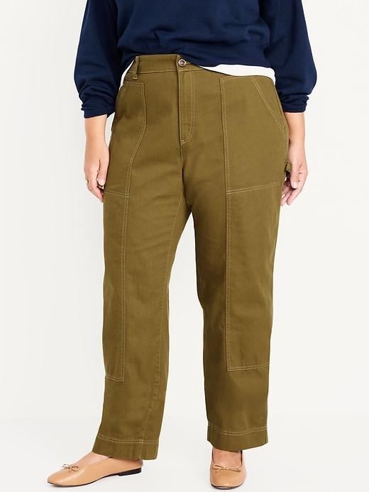 High-Waisted Utility Pants Product Image