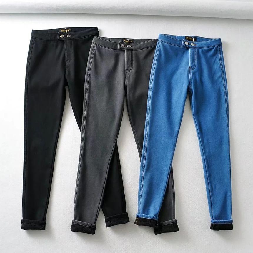 High Rise Skinny Jeans Product Image