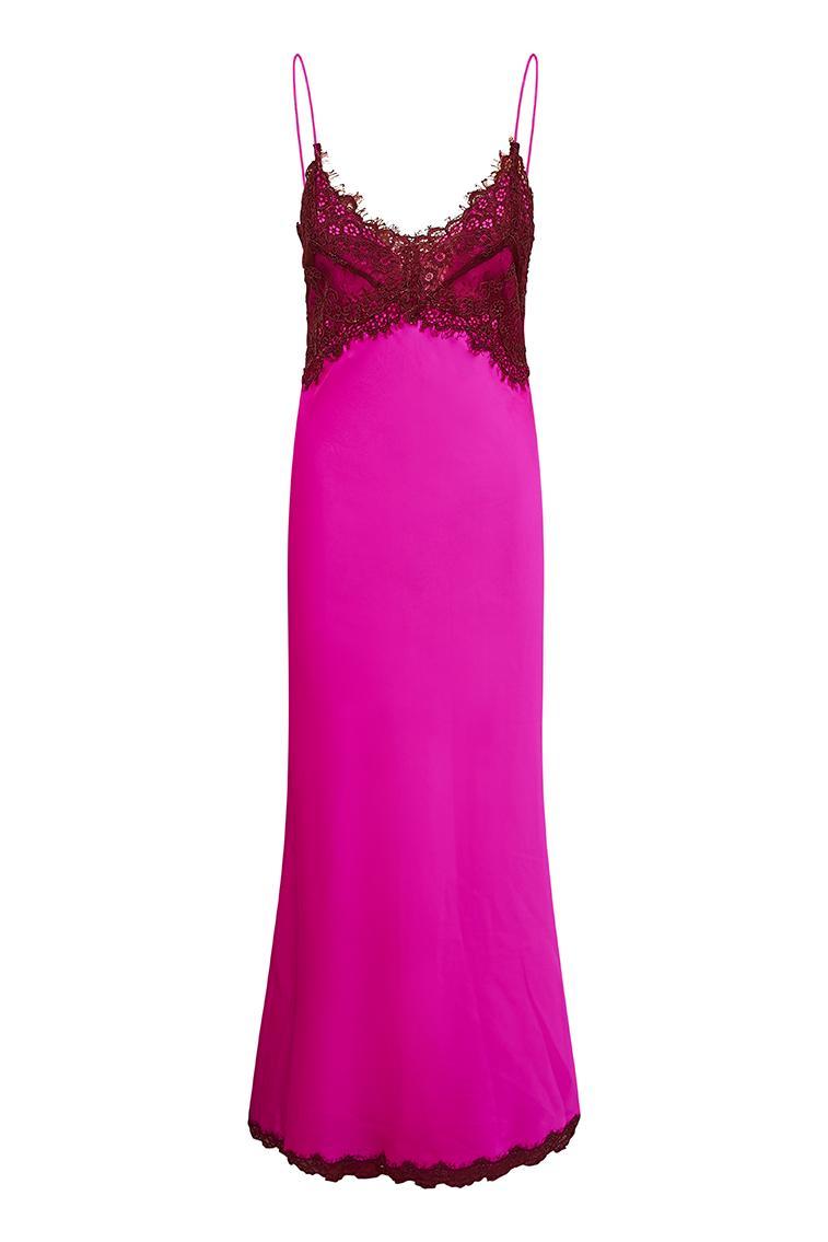 Ameliane Lace-Trimmed Slip Dress Product Image