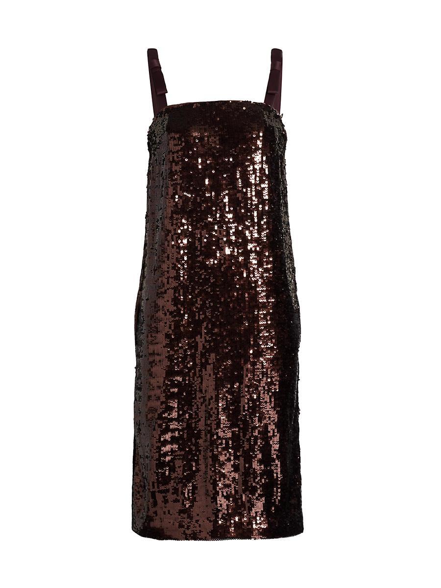 Womens Vonna Sequined Shift Dress Product Image