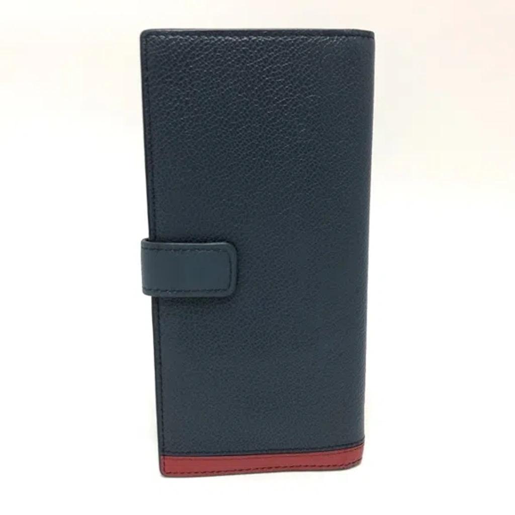 Saffiano Blue Leather Wallet  () Product Image