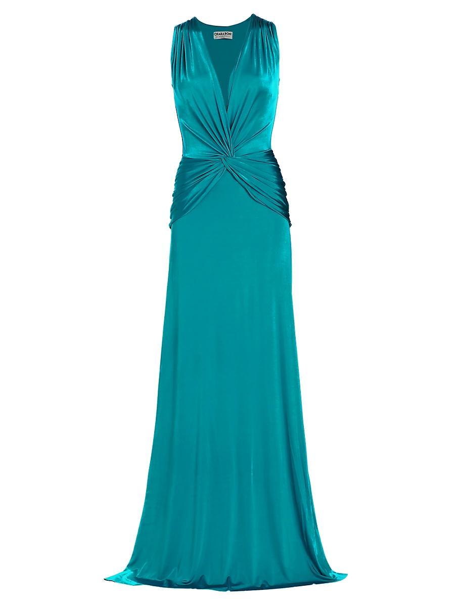 Womens Kinj Twisted V-Neck Gown Product Image