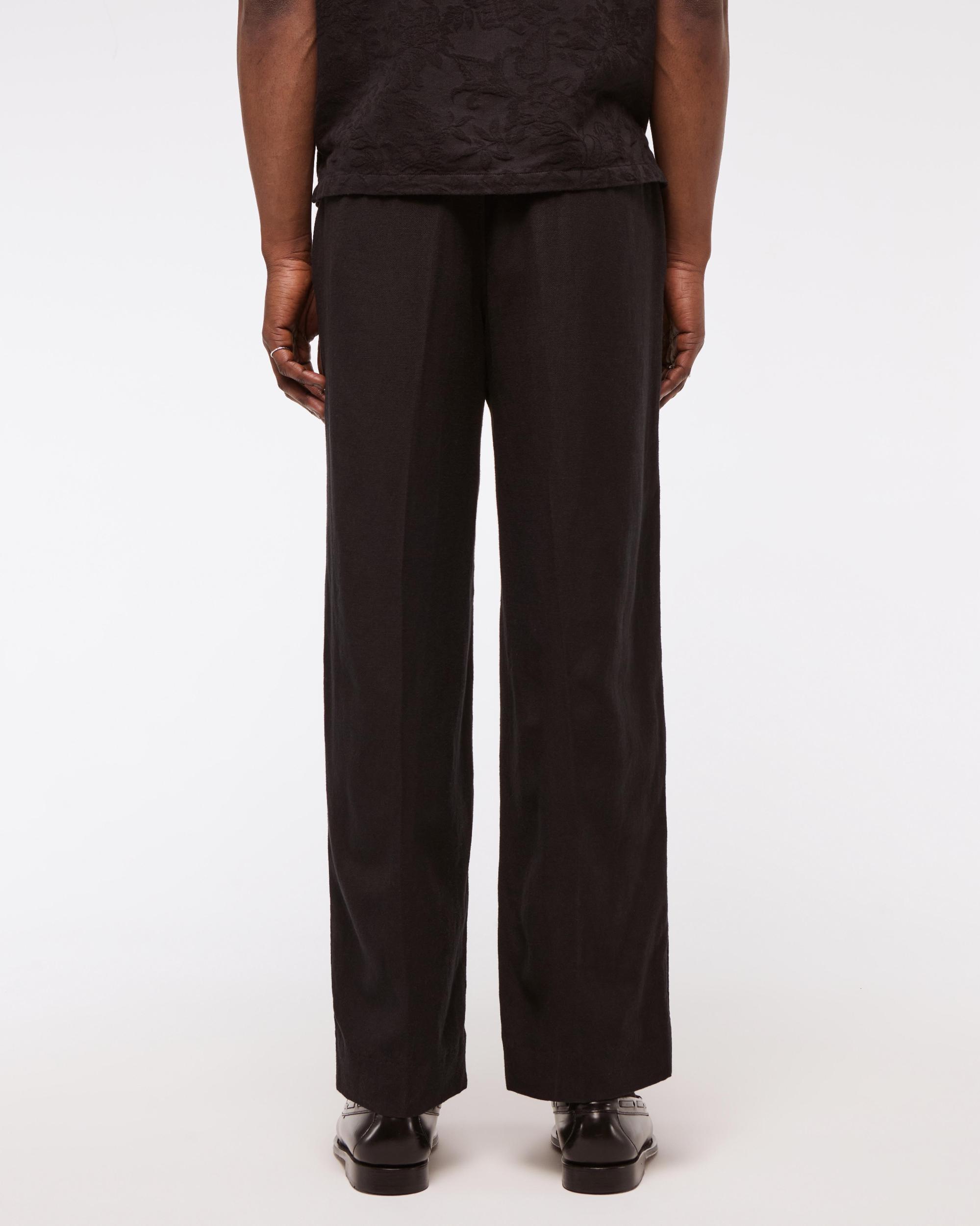 Baggy Tailored Linen-Blend Trouser Product Image