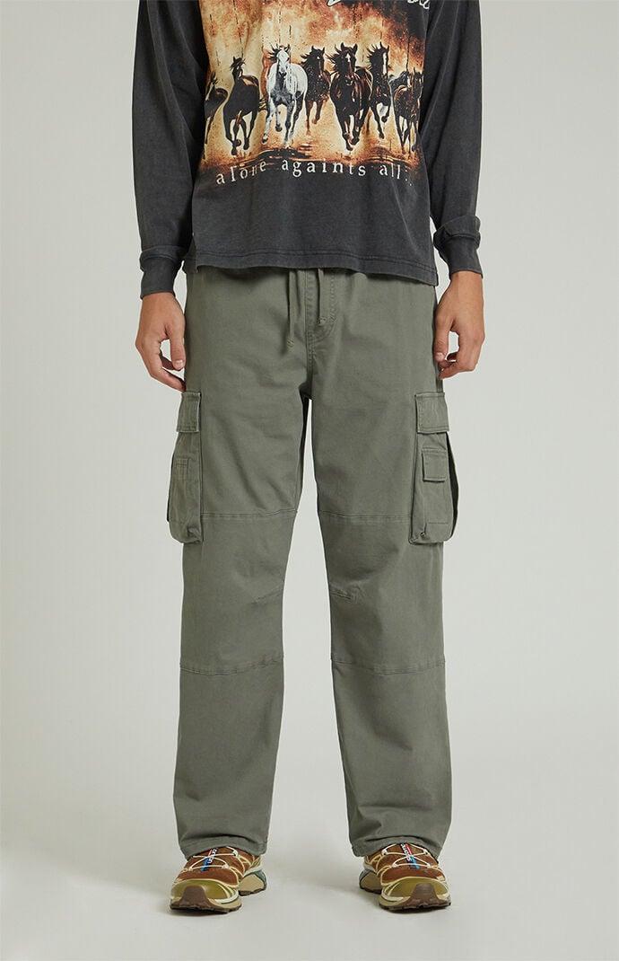 Men's Natural Baggy Cargo Pants Product Image