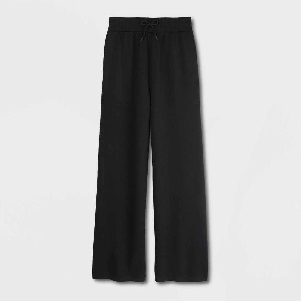 Women's Airy Sleek Ribbed High-Rise Wide Leg Pants - All In Motion™ Product Image