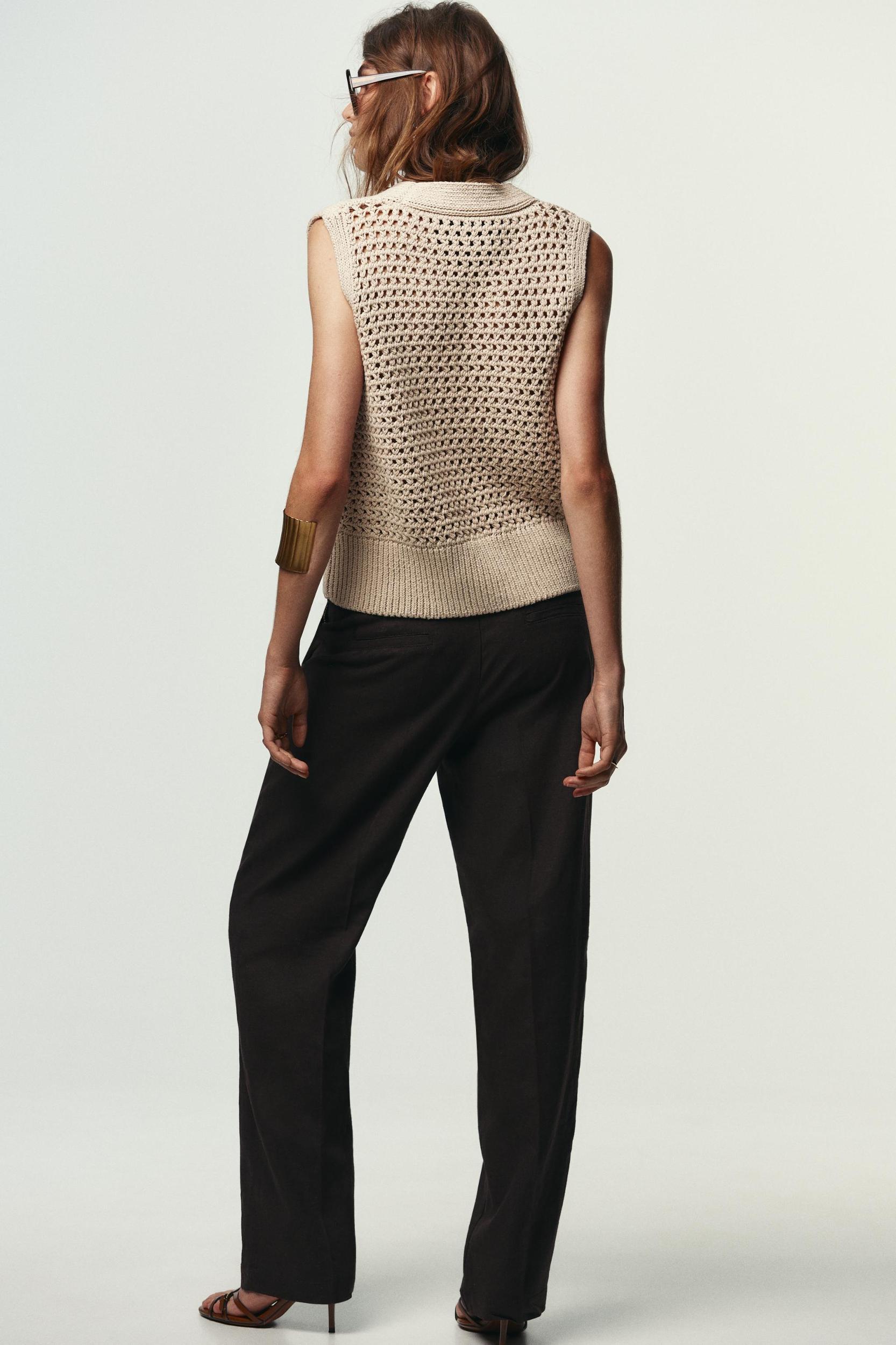 OPEN KNIT VEST Product Image