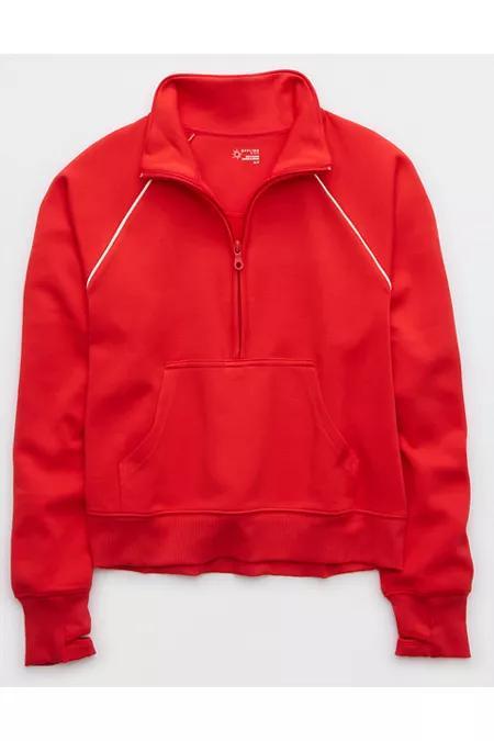 OFFLINE By Aerie ChillUp Quarter Zip Sweatshirt Women's Product Image