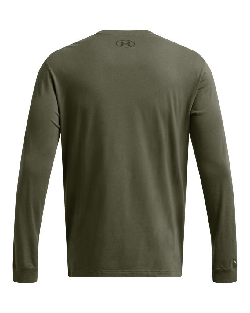 Under Armour Mens Under Armour Icon Charged Cotton Long Sleeve - Mens Ultimate Black/Castlerock Product Image