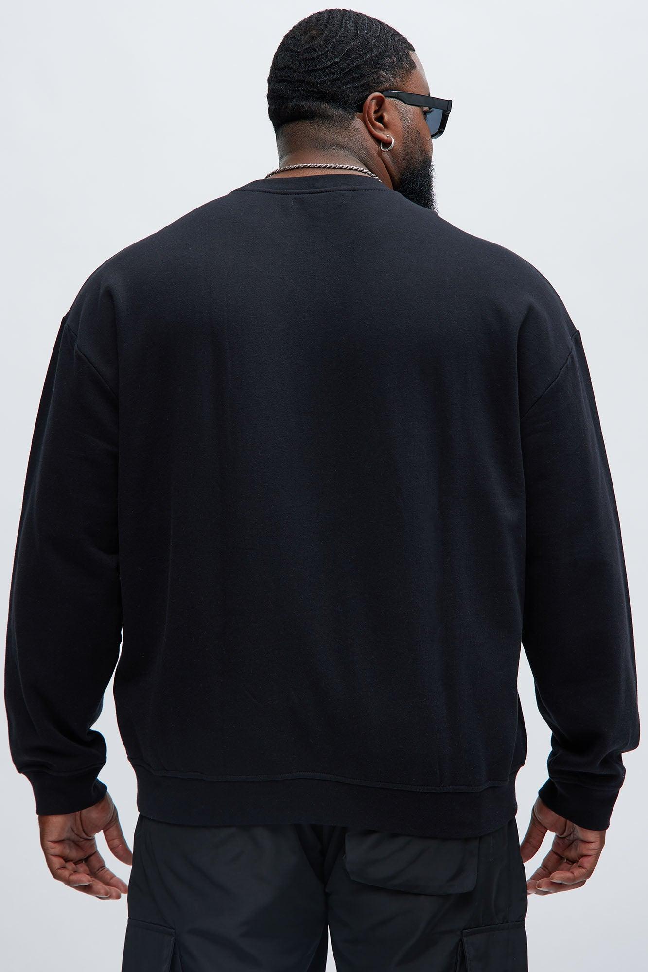 LA Front Crewneck Sweatshirt - Black Product Image