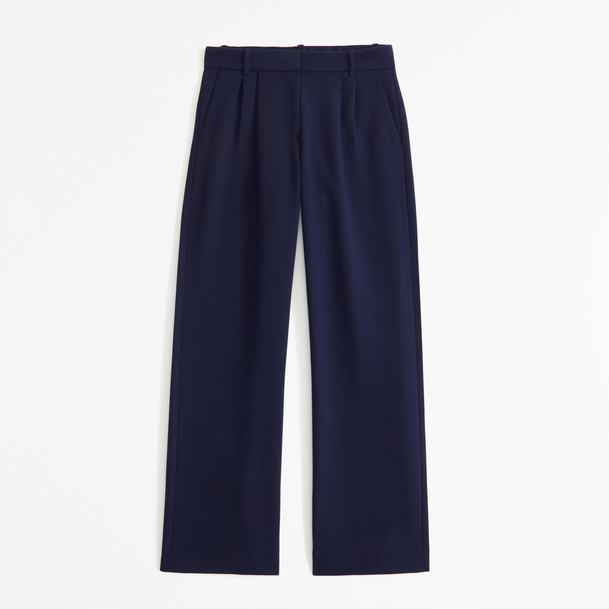 A&F Sloane Low Rise Tailored Wide Leg Pant Product Image
