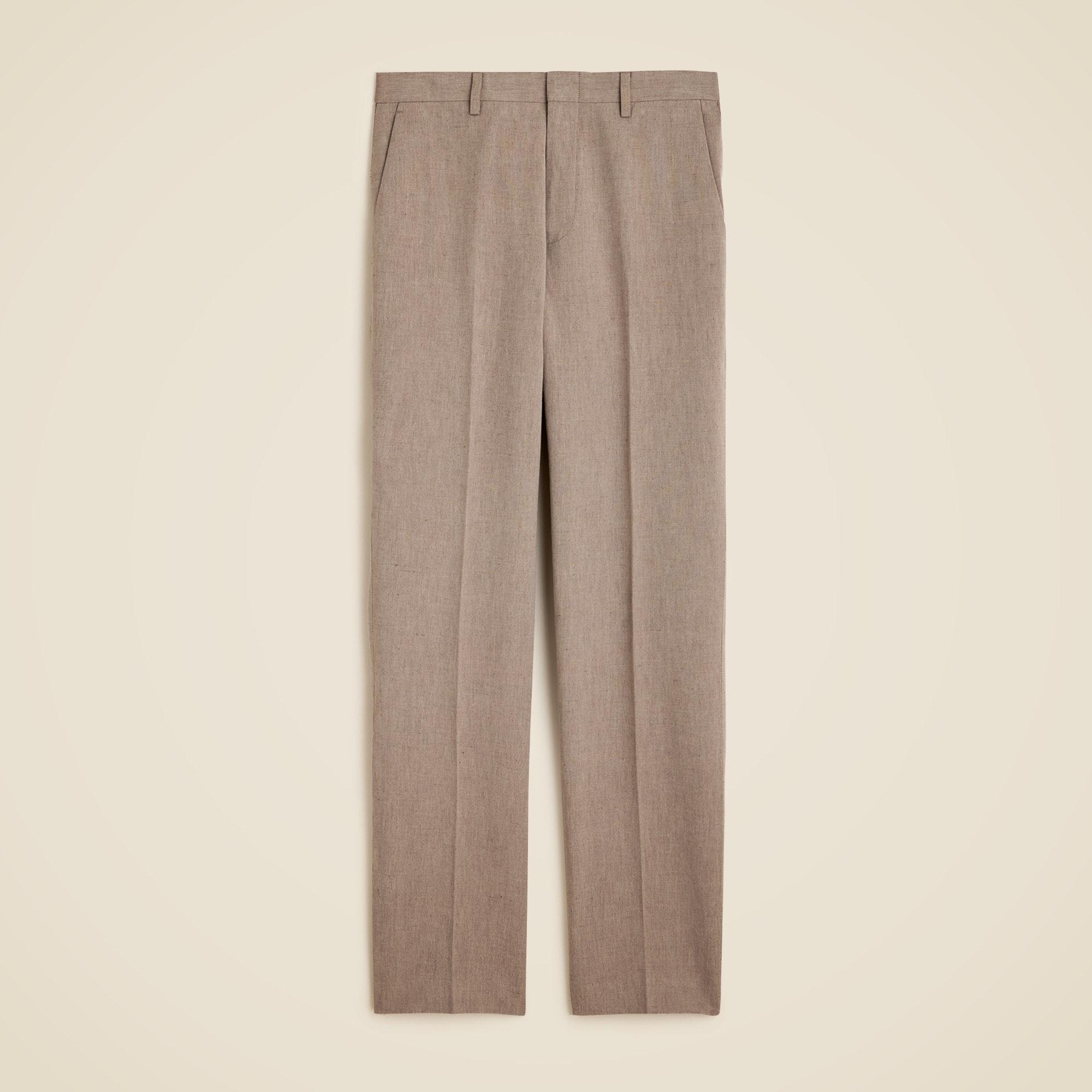 Ludlow Slim-fit suit pant in Irish cotton-linen blend Product Image