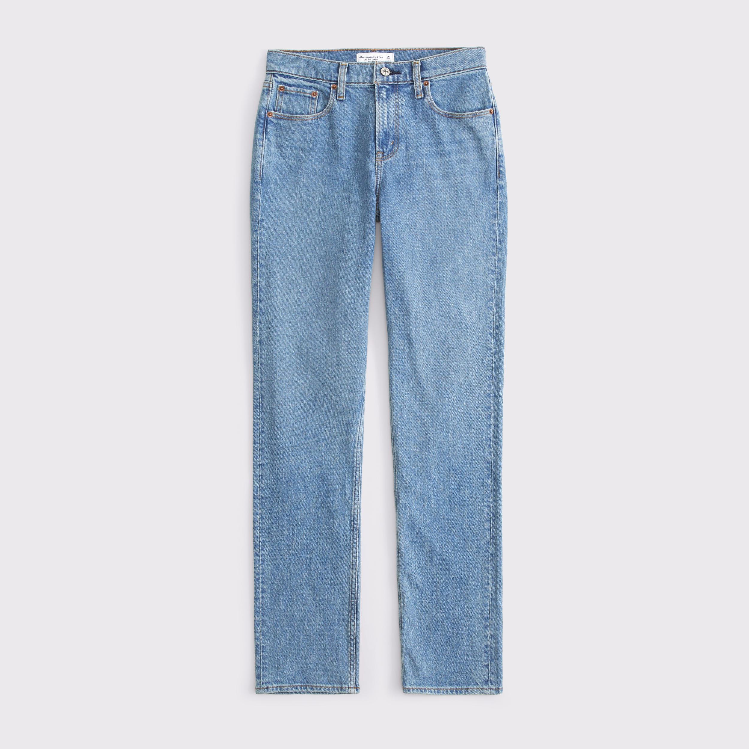 Curve Love Mid Rise 90s Straight Jean Product Image