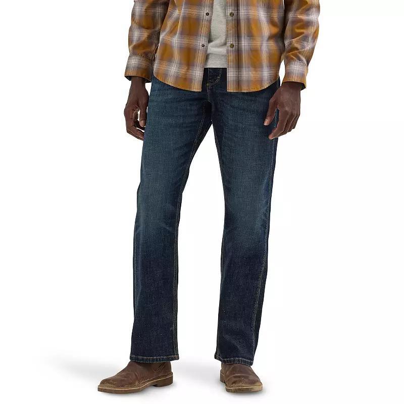 Mens Wrangler Peak Comfort Relaxed Fit Bootcut Jeans Product Image