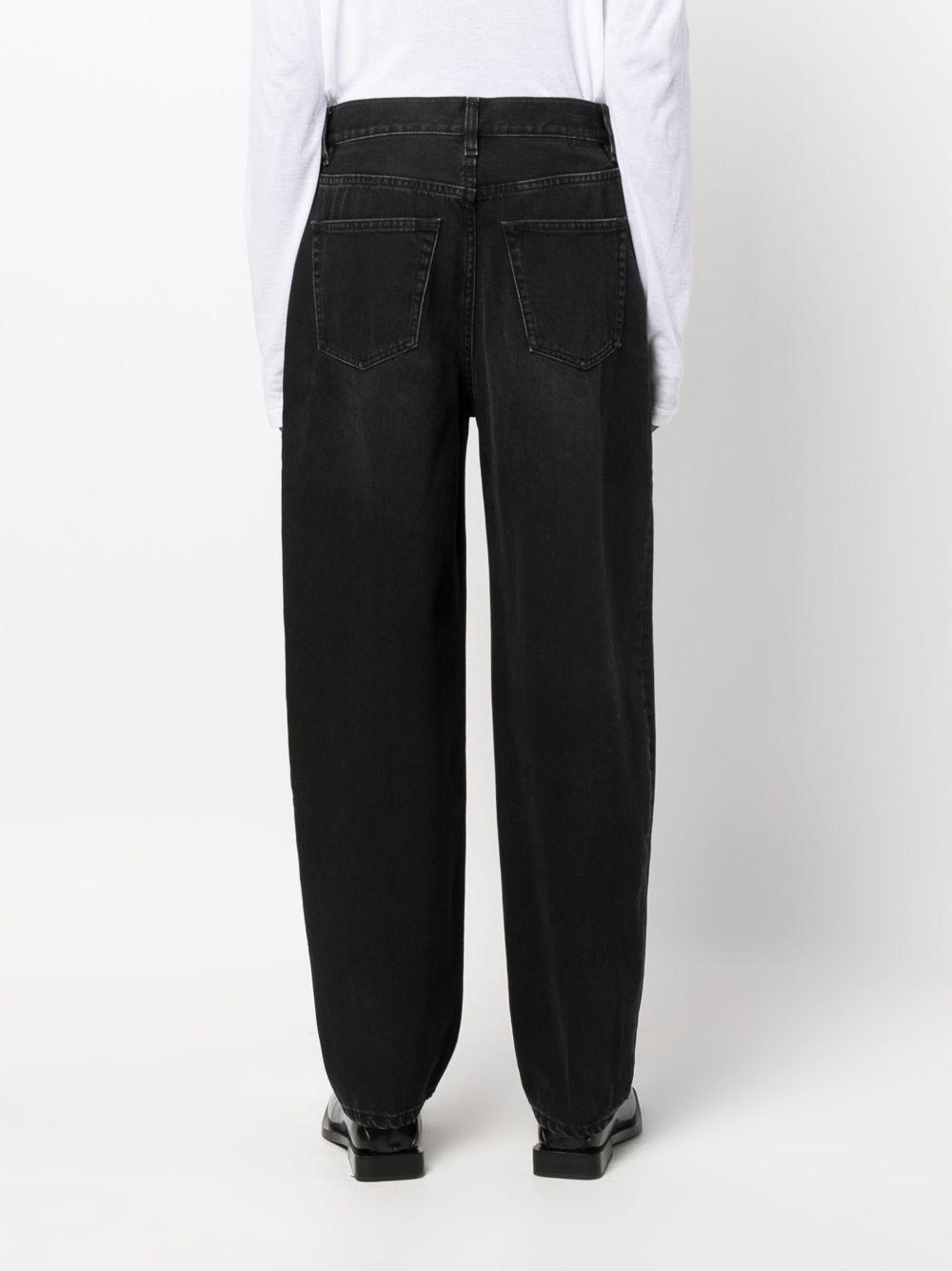 faded-effect tapered-leg jeans Product Image