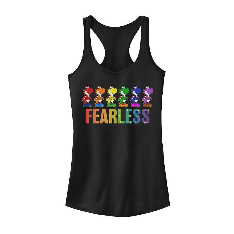 Juniors' Stardust Earth Retro Portrait Graphic Tank Top, Girl's,  Product Image