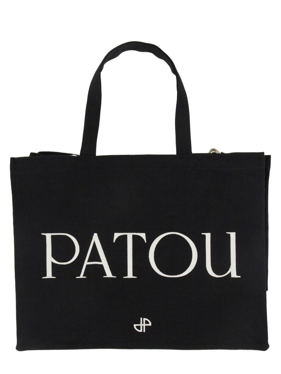 PATOU Large Tote Bag In Black Product Image