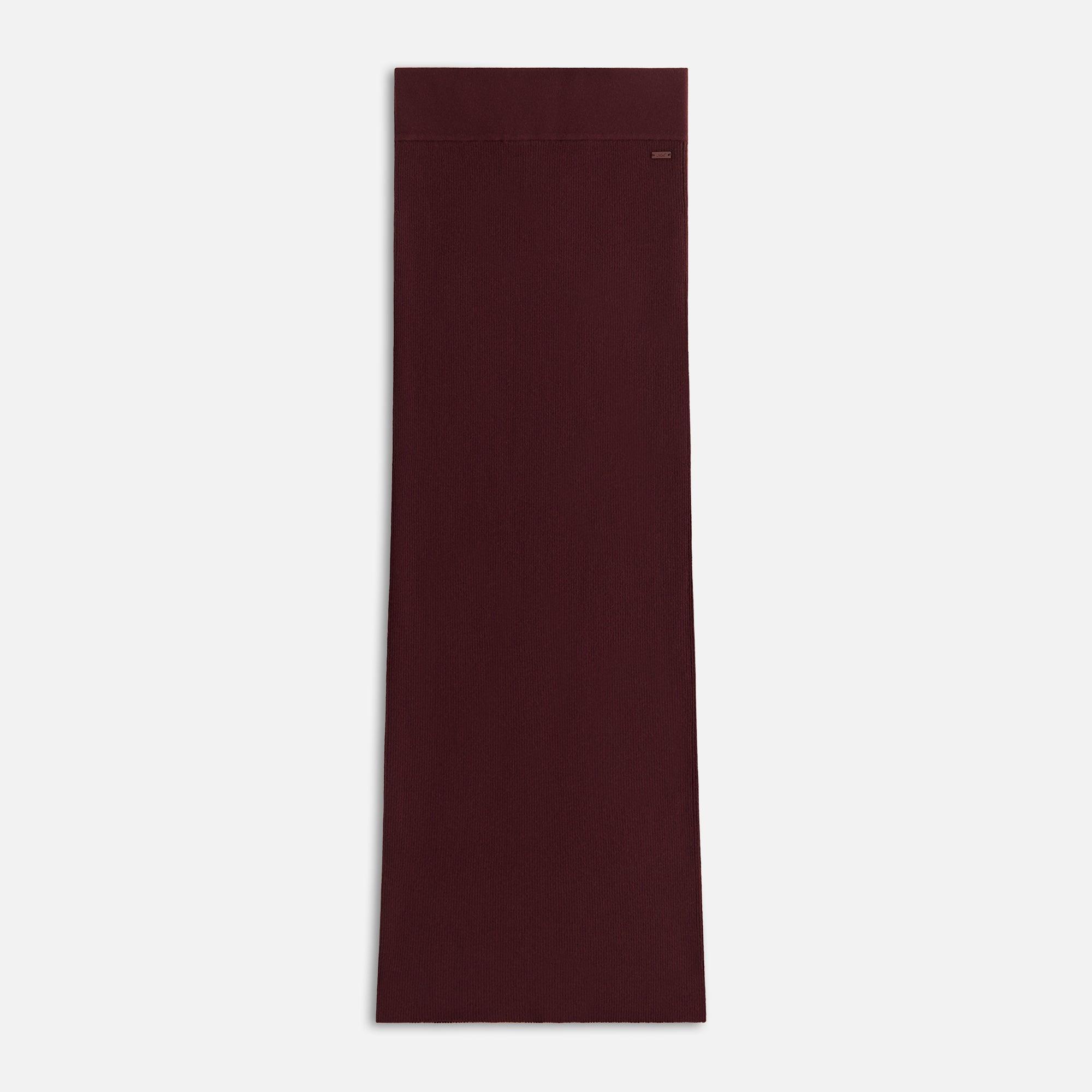 Kith Women Arys Rib Maxi Skirt - Magma Female Product Image