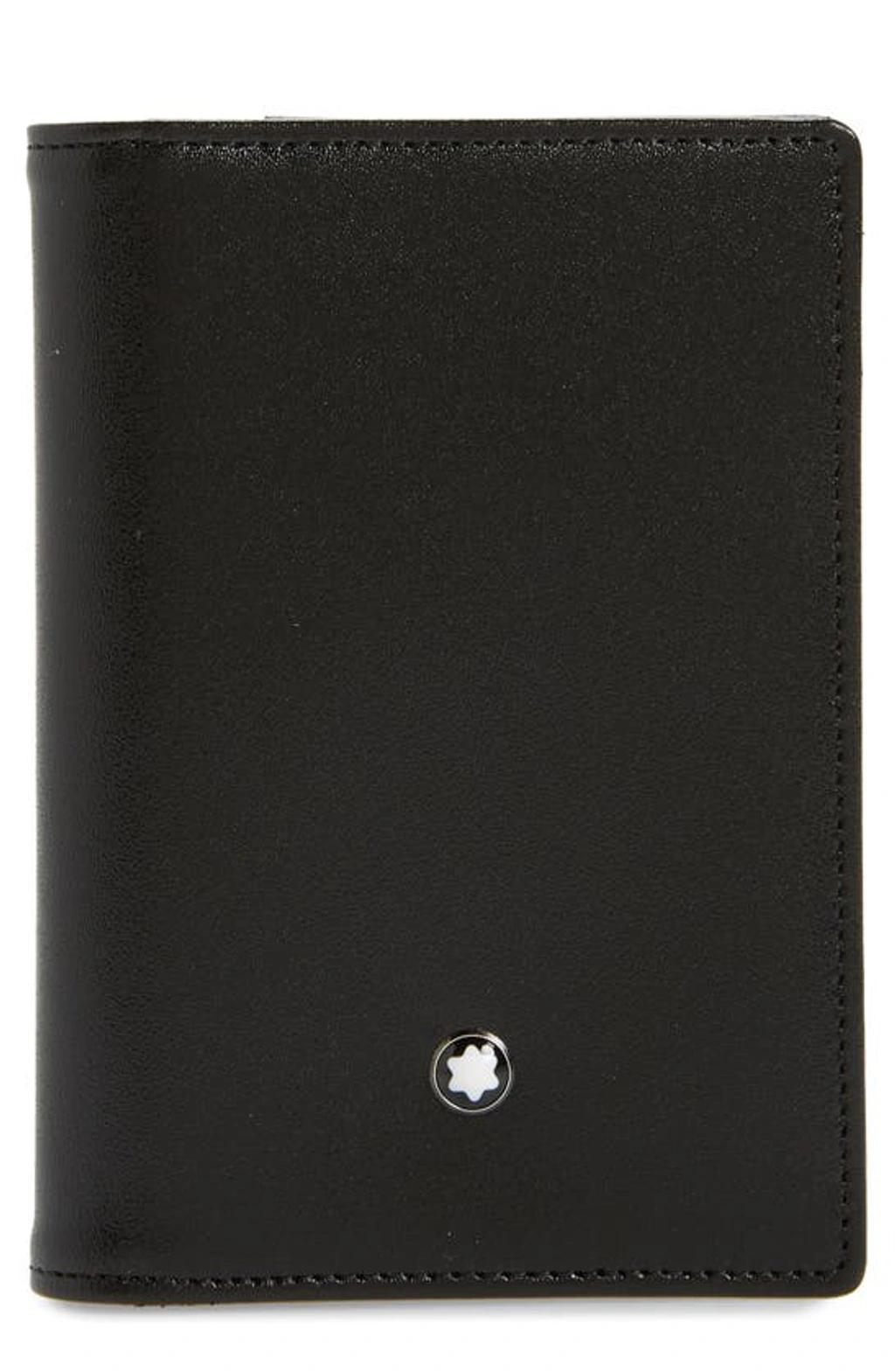 MONTBLANC Meisterstuck Business Card Holder In Black Product Image