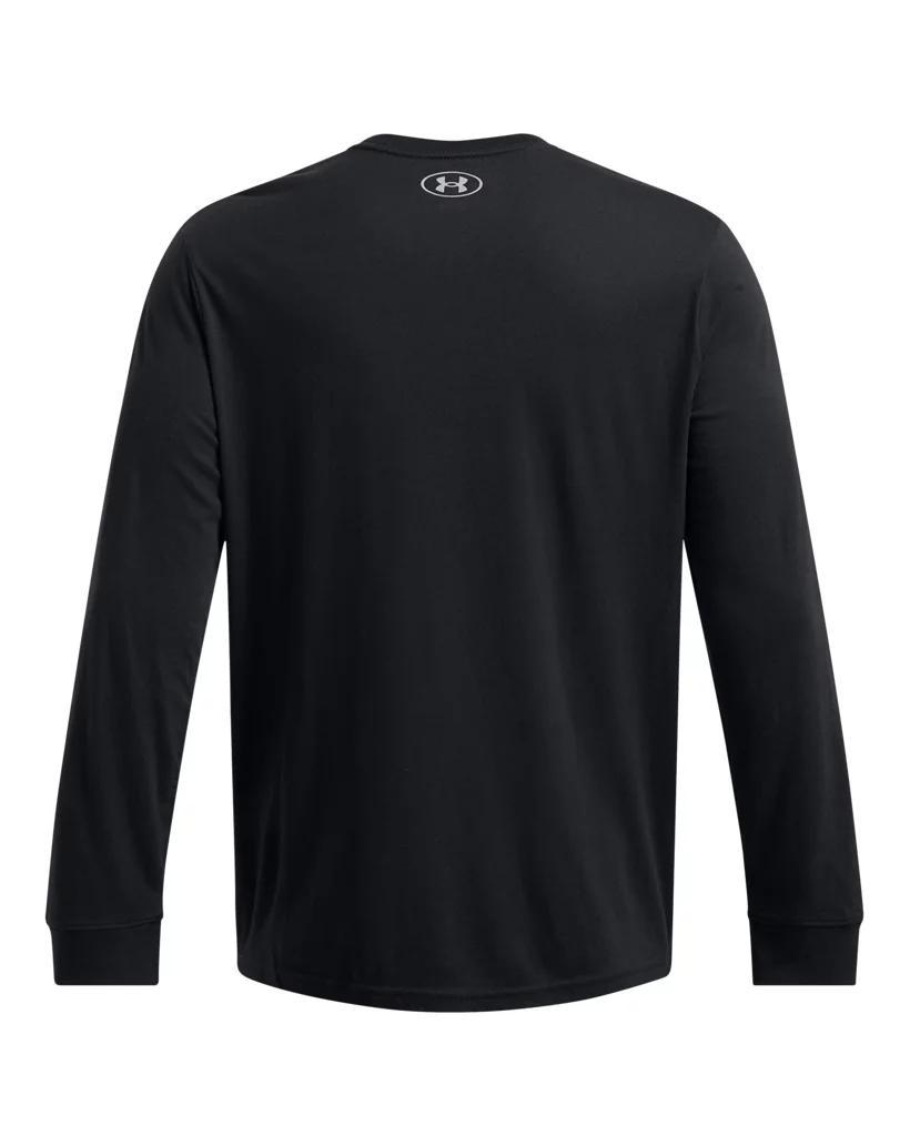 Men's UA Performance Cotton Collegiate Long Sleeve Product Image