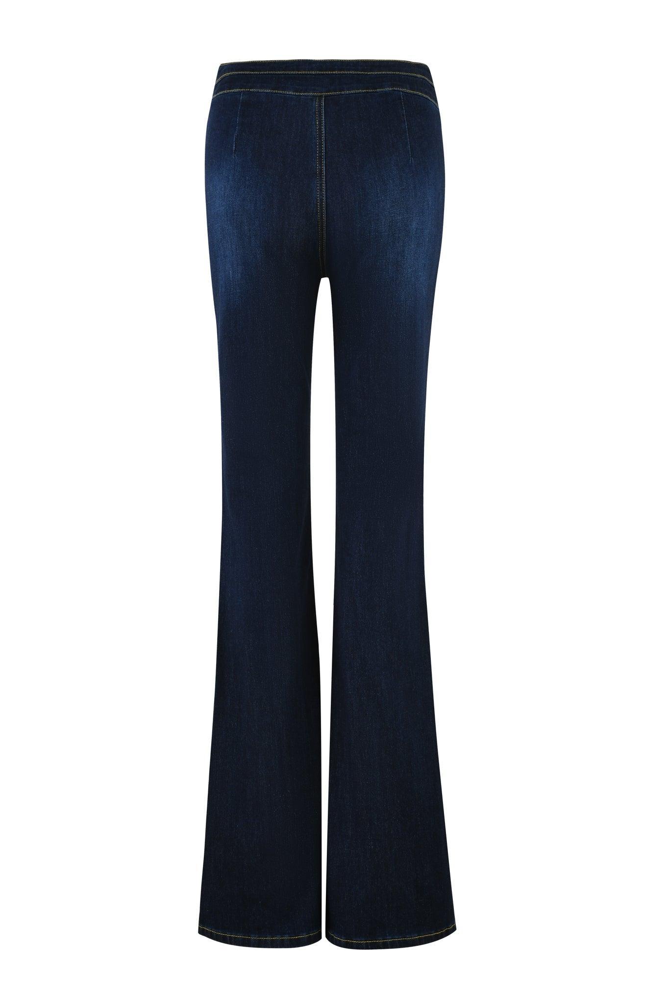 ELLENA JEAN 2.0 - BLUE : DARK WASH Product Image