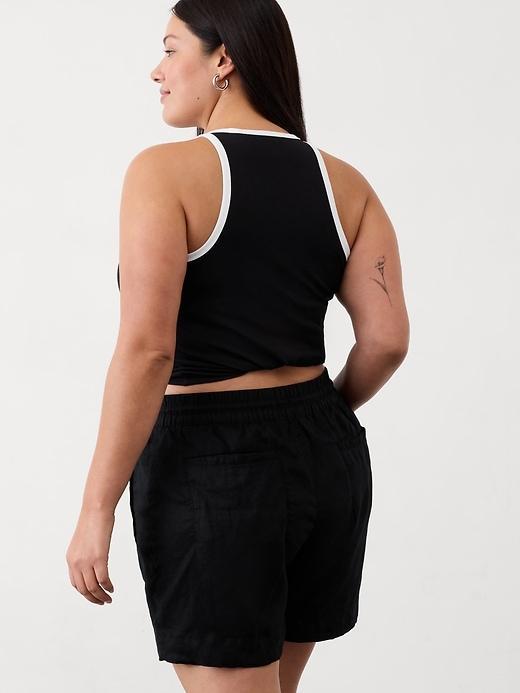 Retreat Linen Mid Rise 4" Short Product Image