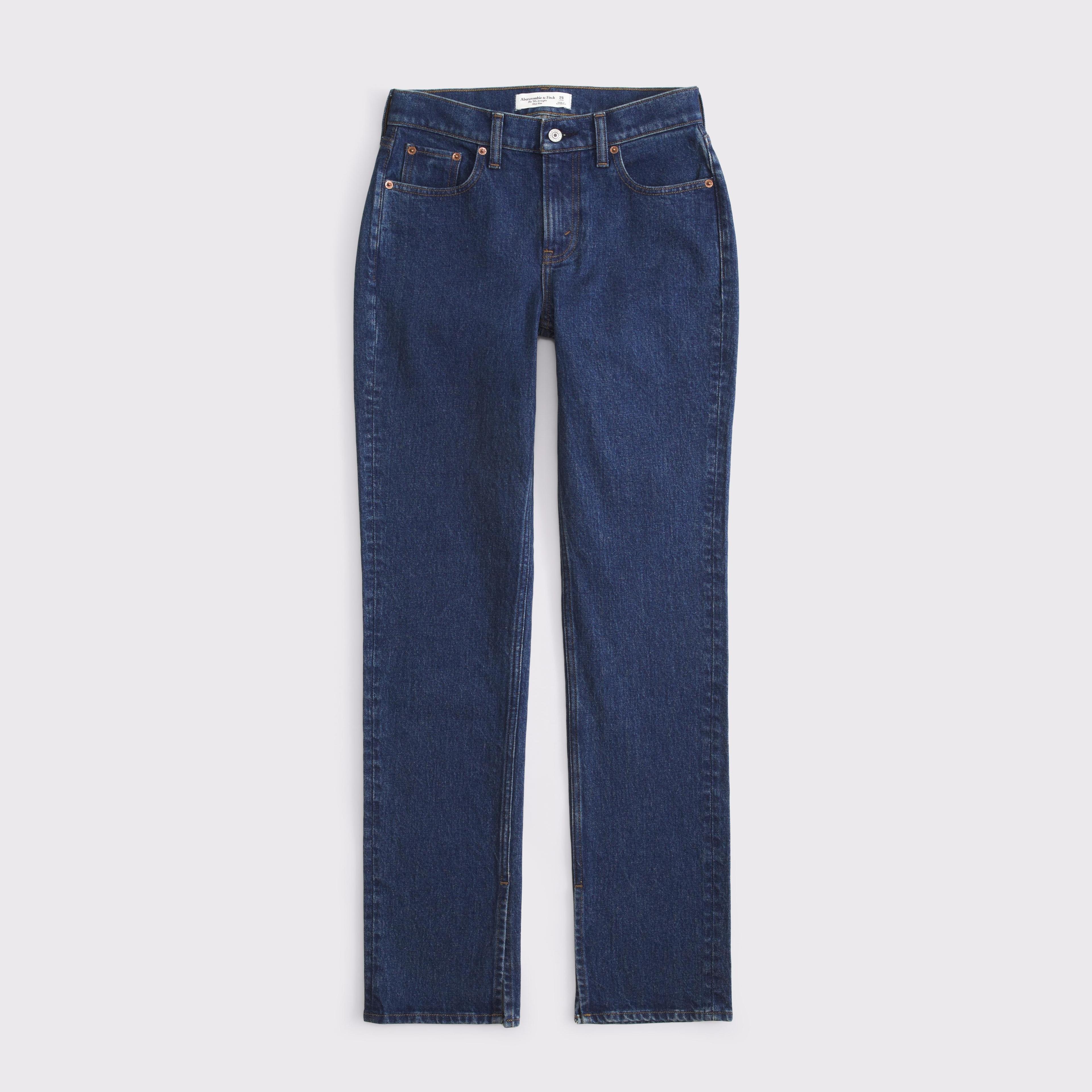 Curve Love Mid Rise 90s Straight Jean Product Image