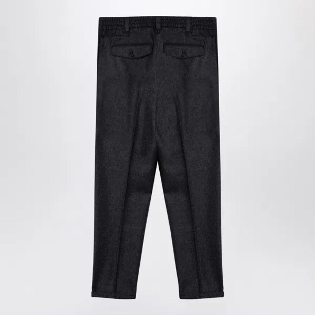 PT TORINO Rebel Grey Wool Trousers In Gray Product Image