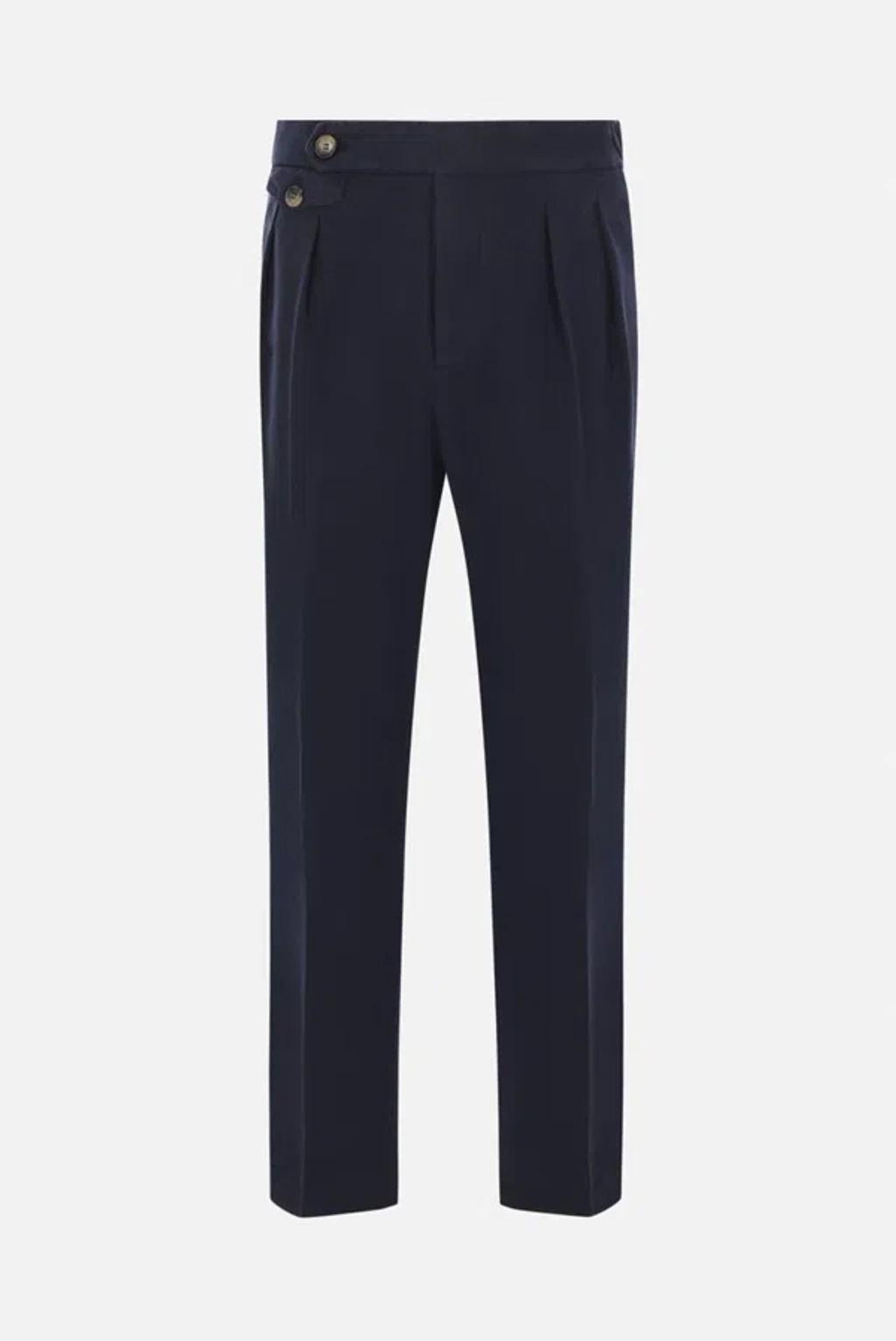 BRUNELLO CUCINELLI Trousers In Blue Product Image